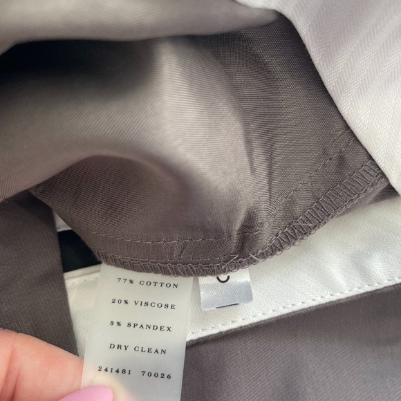Ann Taylor Modern Fit Gray Trouser Leg - Picture 8 of 8